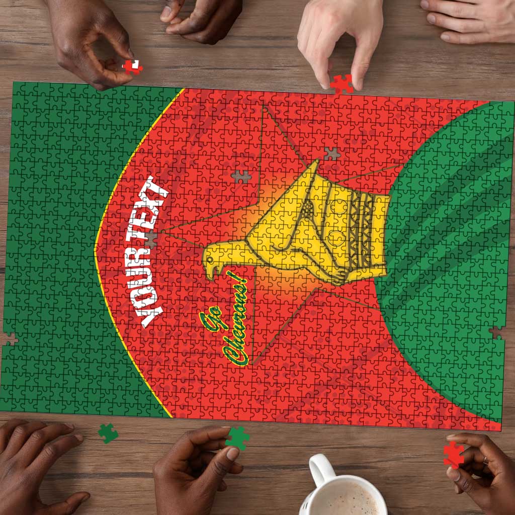 Custom Zimbabwe Cricket Puzzle Go Chevrons 2003 Color Version