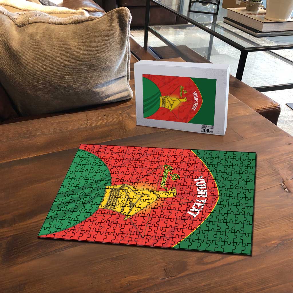 Custom Zimbabwe Cricket Puzzle Go Chevrons 2003 Color Version