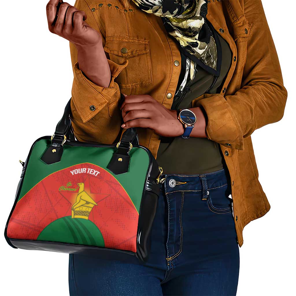 Afro Cricket Zimbabwe Custom Shoulder Handbag Go Chevrons 2003 Color - African Pride