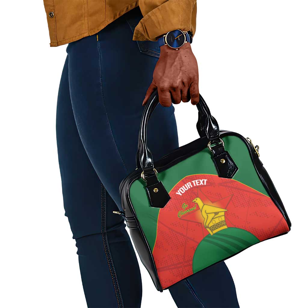 Afro Cricket Zimbabwe Custom Shoulder Handbag Go Chevrons 2003 Color - African Pride