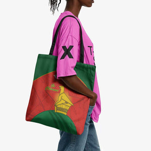 Custom Zimbabwe Cricket Tote Bag Go Chevrons 2003 Color Version