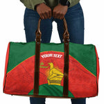 Custom Zimbabwe Cricket Travel Bag Go Chevrons 2003 Color Version