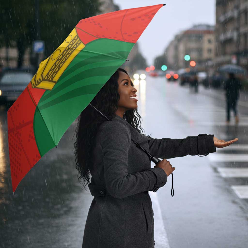 Custom Zimbabwe Cricket Umbrella Go Chevrons 2003 Color Version
