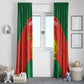 Afro Cricket Zimbabwe Custom Window Curtain Go Chevrons 2003 Color - African Pride