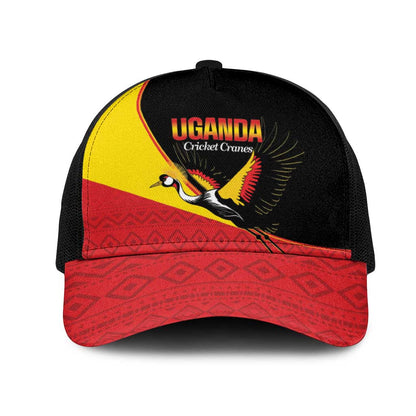 Uganda Cricket Baseball Net Cap Go Cranes African Pattern - African Pride