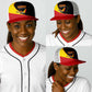 Uganda Cricket Baseball Net Cap Go Cranes African Pattern - African Pride