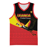 Afro Cricket Uganda Custom Basketball Jersey Go Cranes African Pattern LT14