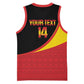 Afro Cricket Uganda Custom Basketball Jersey Go Cranes African Pattern LT14