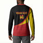 Custom Uganda Cricket Button Sweatshirt Go Cranes African Pattern