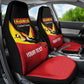 Afro Cricket Uganda Custom Car Seat Cover Go Cranes African Pattern - African Pride
