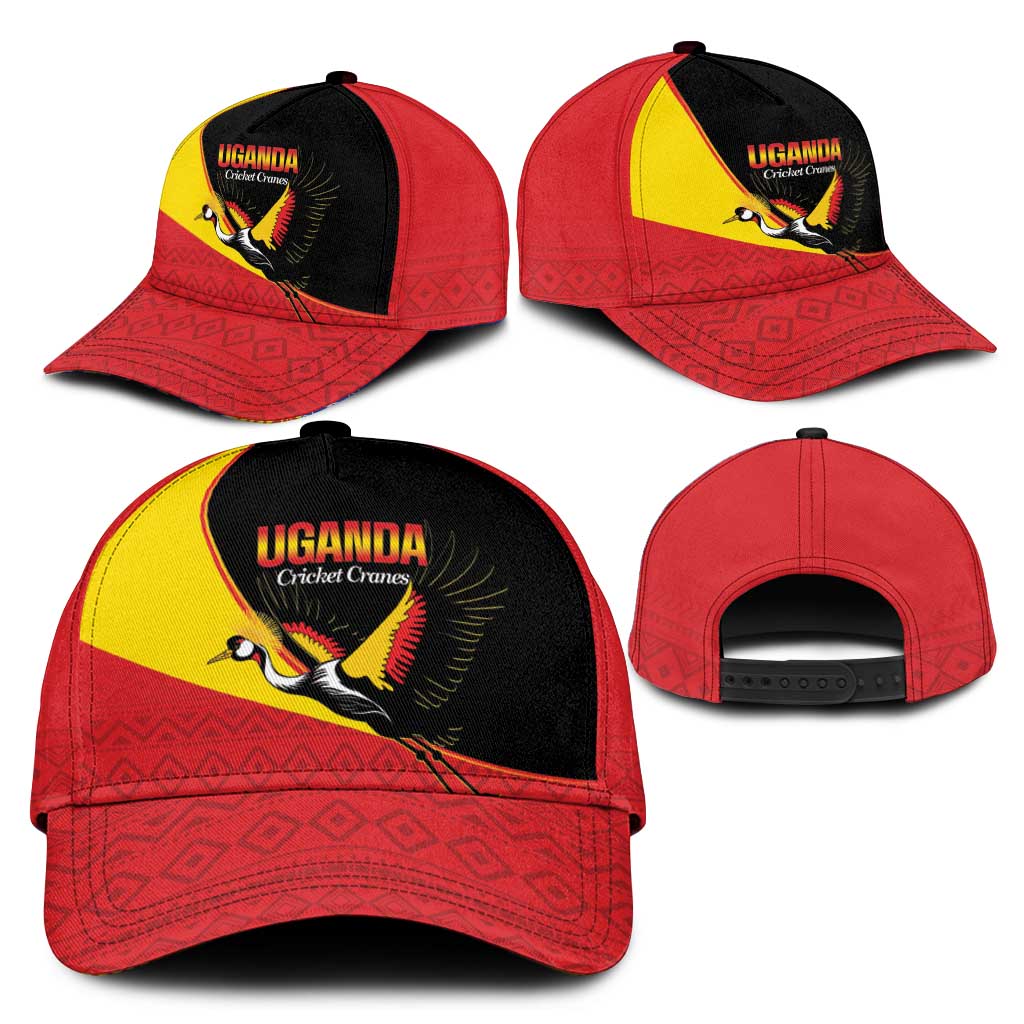 Uganda Cricket Classic Cap Go Cranes African Pattern - African Pride