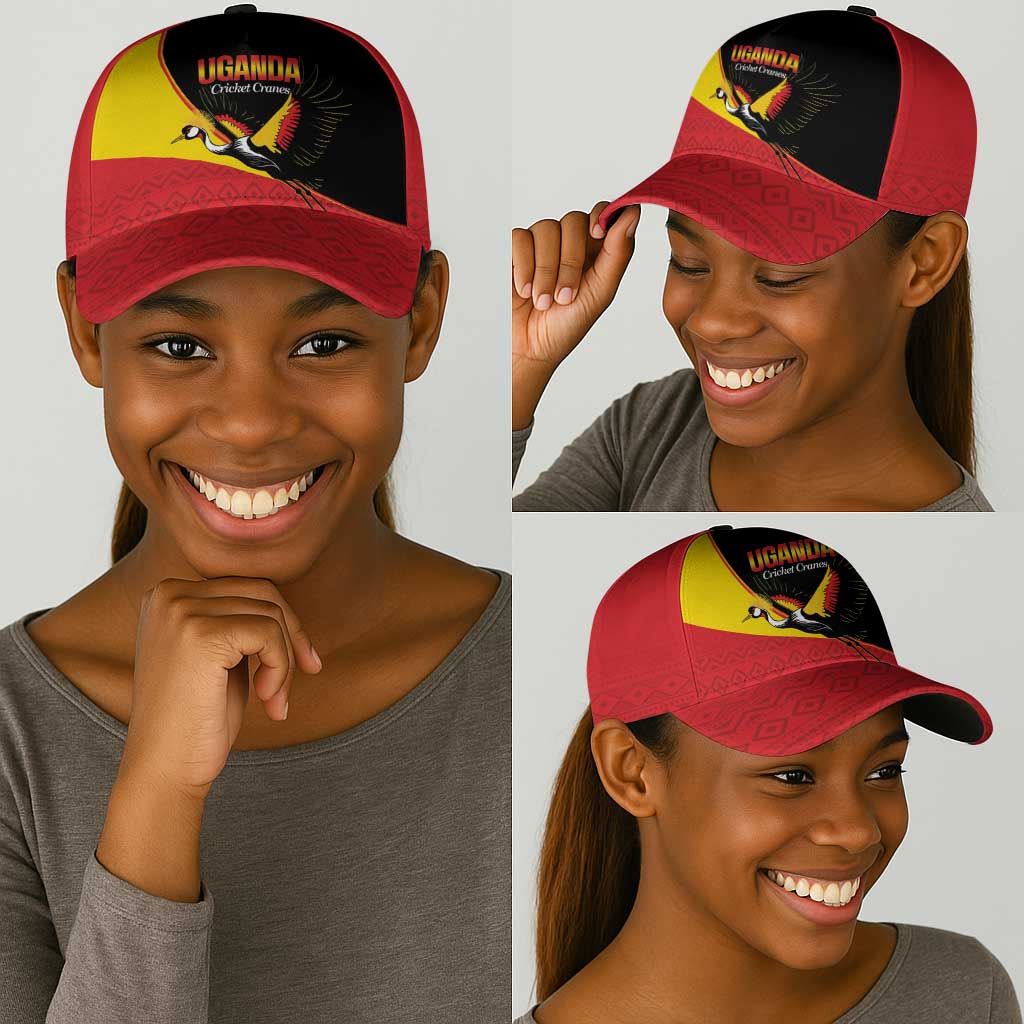 Uganda Cricket Classic Cap Go Cranes African Pattern - African Pride