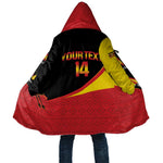 Custom Uganda Cricket Cloak Go Cranes African Pattern