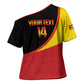 Custom Uganda Cricket Cross Shoulder Shirt Go Cranes African Pattern