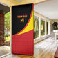 Custom Uganda Cricket Door Cover Go Cranes African Pattern