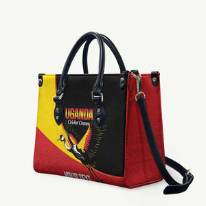 Custom Uganda Cricket Leather Bag Go Cranes African Pattern