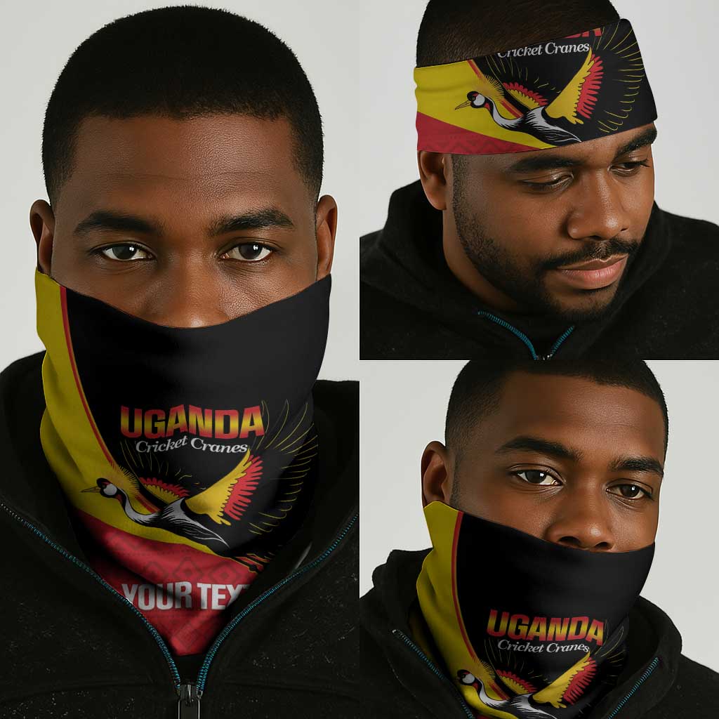 Afro Cricket Uganda Custom Neck Gaiter Go Cranes African Pattern LT14