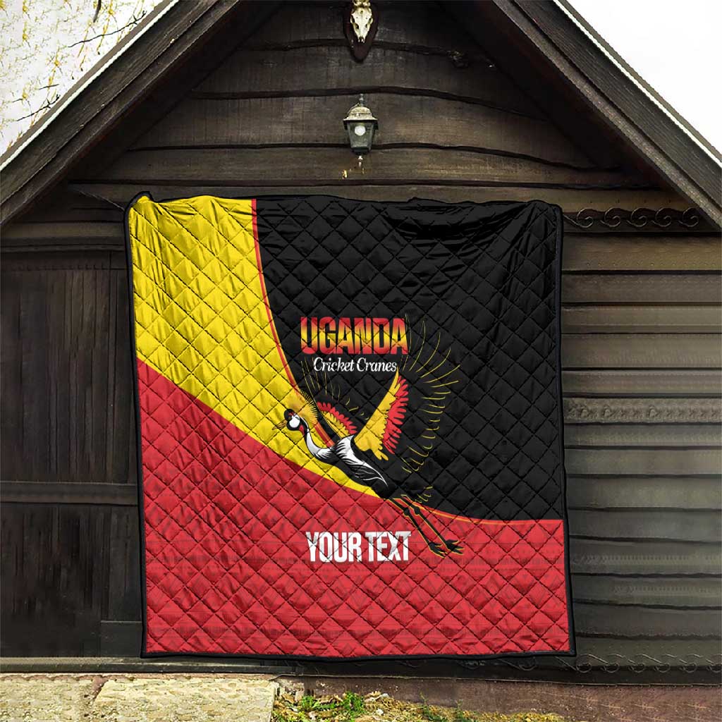Afro Cricket Uganda Custom Quilt Go Cranes African Pattern - African Pride