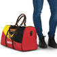 Custom Uganda Cricket Travel Bag Go Cranes African Pattern