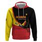 Afro Cricket Uganda Custom Zip Hoodie Go Cranes African Pattern - African Pride