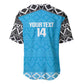 Afro Cricket Tanzania Custom Baseball Jersey Go Cows Sporty African Pattern - African Pride