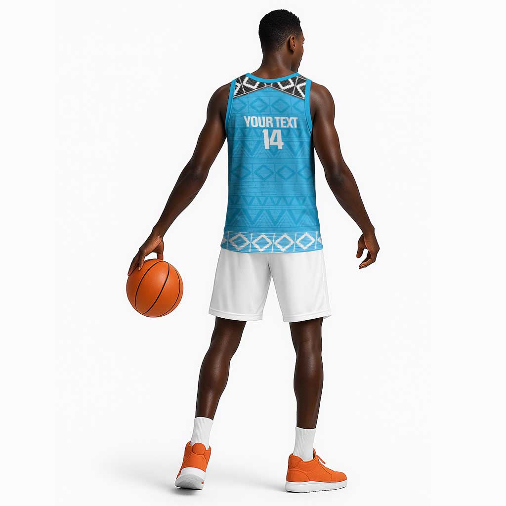 Afro Cricket Tanzania Custom Basketball Jersey Go Cows Sporty African Pattern LT14