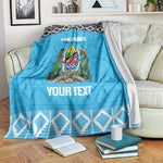 Afro Cricket Tanzania Custom Blanket Go Cows Sporty African Pattern - African Pride