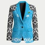 Custom Tanzania Cricket Blazer Go Cows Sporty African Pattern