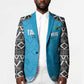 Custom Tanzania Cricket Blazer Go Cows Sporty African Pattern