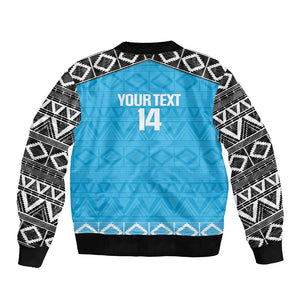 Afro Cricket Tanzania Custom Bomber Jacket Go Cows Sporty African Pattern - African Pride