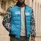 Custom Tanzania Cricket Bomber Puffer Jacket Go Cows Sporty African Pattern