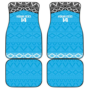 Afro Cricket Tanzania Custom Car Mats Go Cows Sporty African Pattern - African Pride