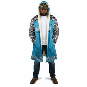 Custom Tanzania Cricket Cloak Go Cows Sporty African Pattern