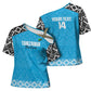 Custom Tanzania Cricket Cross Shoulder Shirt Go Cows Sporty African Pattern