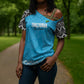 Custom Tanzania Cricket Cross Shoulder Shirt Go Cows Sporty African Pattern