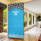 Custom Tanzania Cricket Door Cover Go Cows Sporty African Pattern