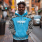 Afro Cricket Tanzania Custom Hoodie Go Cows Sporty African Pattern - African Pride