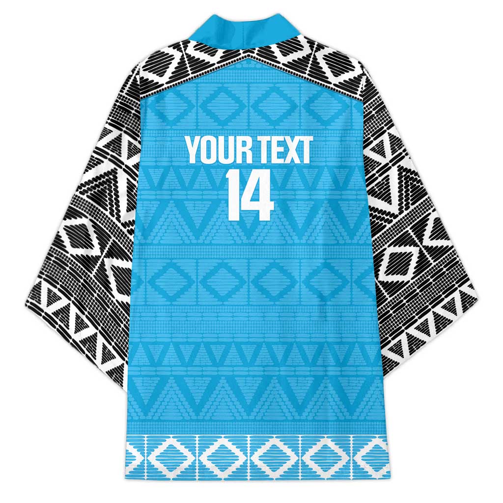 Custom Tanzania Cricket Kimono Go Cows Sporty African Pattern
