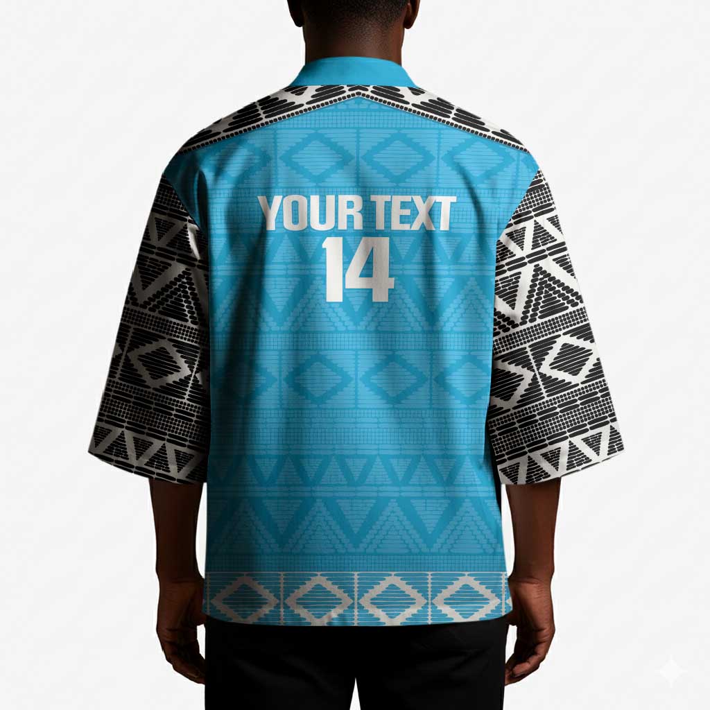 Custom Tanzania Cricket Kimono Go Cows Sporty African Pattern