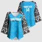 Custom Tanzania Cricket Kimono Sleeve Blouse Go Cows Sporty African Pattern