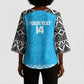 Custom Tanzania Cricket Kimono Sleeve Blouse Go Cows Sporty African Pattern