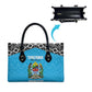 Custom Tanzania Cricket Leather Bag Go Cows Sporty African Pattern