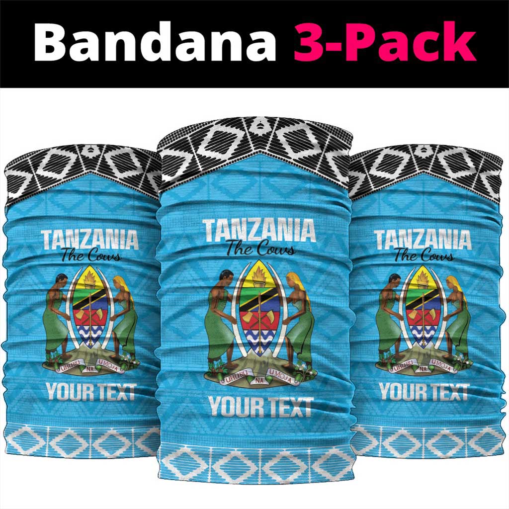 Afro Cricket Tanzania Custom Neck Gaiter Go Cows Sporty African Pattern LT14