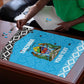 Custom Tanzania Cricket Puzzle Go Cows Sporty African Pattern
