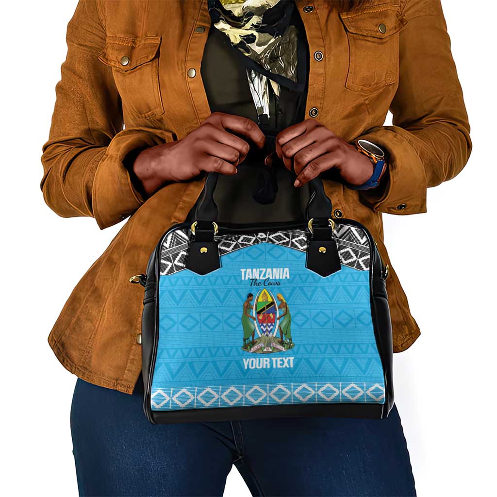 Afro Cricket Tanzania Custom Shoulder Handbag Go Cows Sporty African Pattern - African Pride