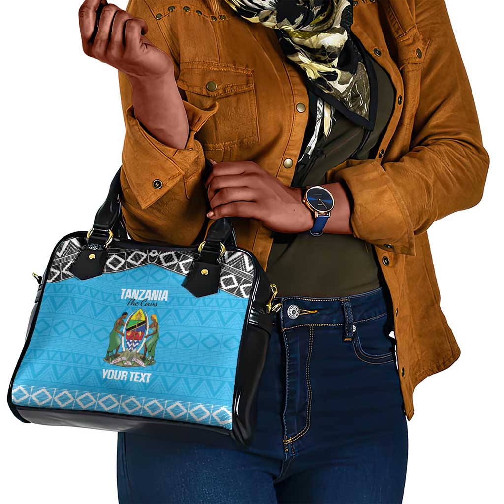 Afro Cricket Tanzania Custom Shoulder Handbag Go Cows Sporty African Pattern - African Pride
