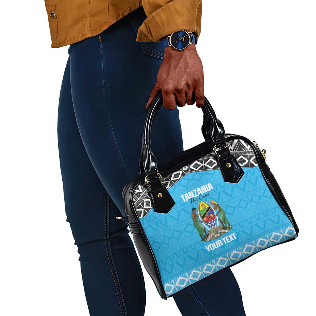 Afro Cricket Tanzania Custom Shoulder Handbag Go Cows Sporty African Pattern - African Pride