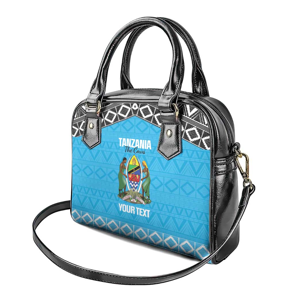 Afro Cricket Tanzania Custom Shoulder Handbag Go Cows Sporty African Pattern - African Pride