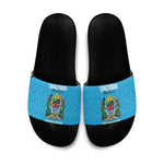 Custom Tanzania Cricket Slide Sandals Go Cows Sporty African Pattern