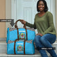 Custom Tanzania Cricket Travel Bag Go Cows Sporty African Pattern